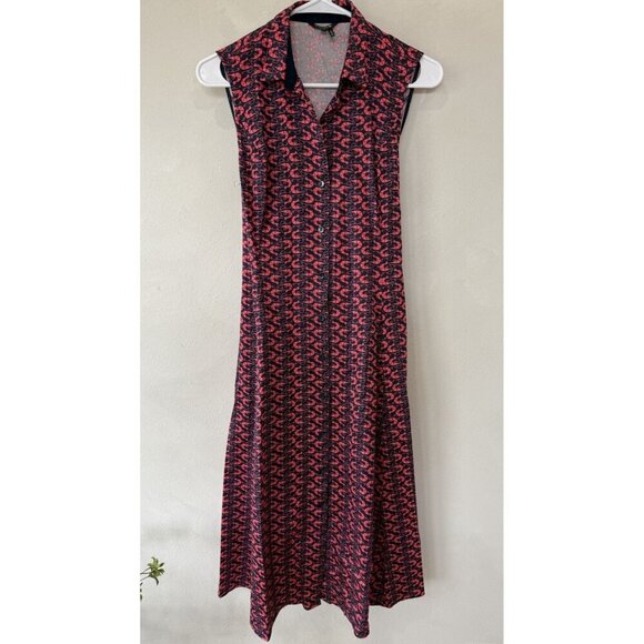 NIC+ZOE Dresses & Skirts - Nic and Zoe Women’s Midi Shirtdress XS Extra Small Pockets Button Front Snake
